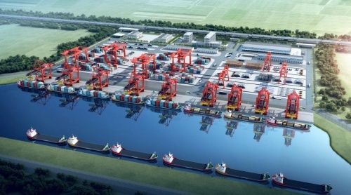 中建筑港 筑港興水，助力山東編織通江達海內河水運新篇章